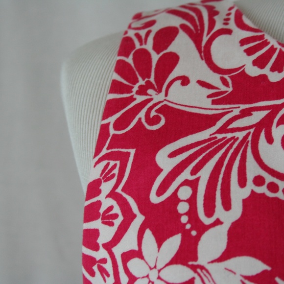 Pappagallo Floral Dress In Pink and White - Picture 6 of 7